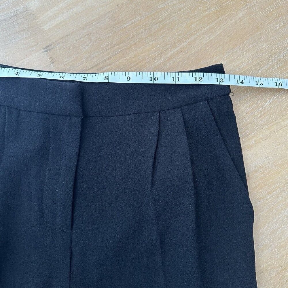 Basque Pants Womens‎ Black Trousers Work Career Corporate Office Pleated  6 - Picture 10 of 12